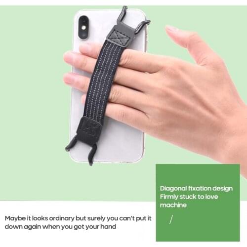 Finger Grip Elastic Band Strap One Hand Operation Anti-slip Phone Holder For Mobile Phone Tablet Mobile Phone Accessories