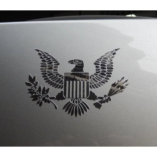 Coat of arms of the United States Great Seal of the United States USA car body metal sticker American Eagle Decal Decoration