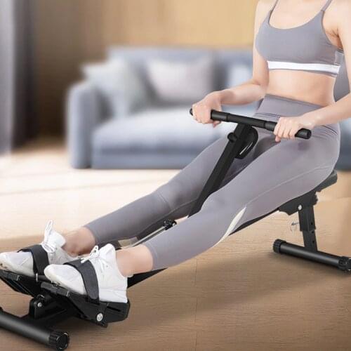 Rowing machine water resistance magnetic control weight loss household mute hydraulic hydraulic telescopic wind resistance