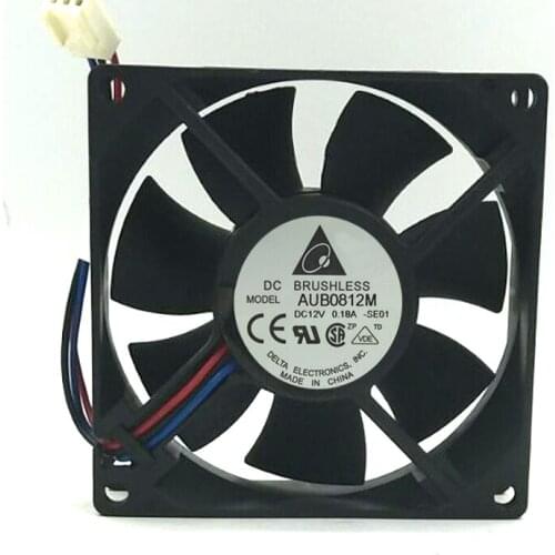 Wholesale for Delta 8025 AUB0812M 80x80x25mm 8cm DC 12V 0.18A hydraulic bearing Cooling Fan