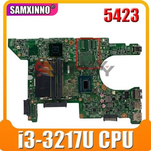 Original Laptop motherboard For DELL Inspiron 5423 Mainboard CN-02P02C 02P02C 11289-1 SR0N9 i3-3217U DDR3