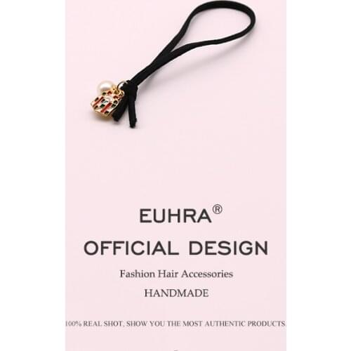 High Popular Solid Elastic Hair Bands Christmas Fruit Hair Ring Hair Rubber Band Headband Lady Hair Accessories Vintage