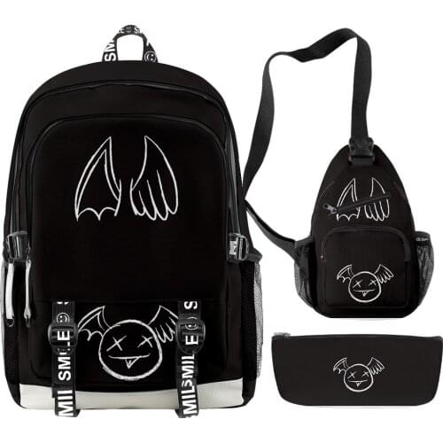 Dream 25 million merch Tracksuit 3d School Backpack Set Waist Pack +pencil case + Backpack Cool 3 Pieces Travel Backpack