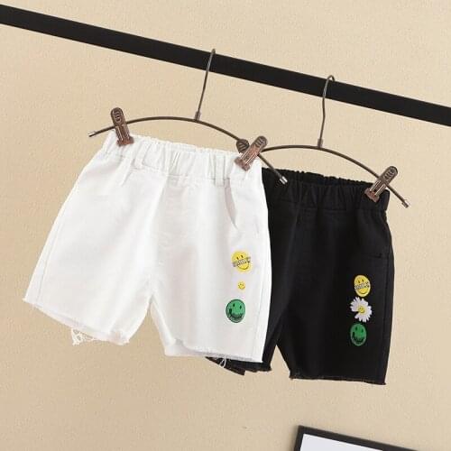 Baby Girls Shorts Casual Korean Cartoon Printed Shorts for Girl 2 3 4 5 6 Y Summer Toddler Kids Pants Elastic Waist Baby Shorts