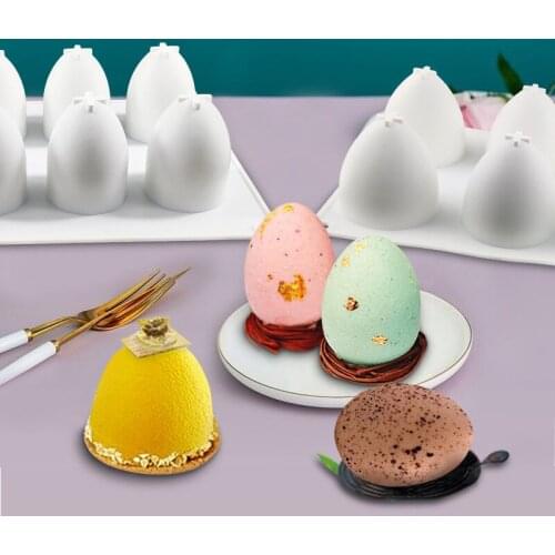 Easter egg silicone mold DIY dessert decoration quail egg model household baking tools