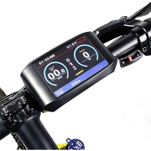 E-bike TFT LCD 750C Display Speed Battery Time Indicator For Bafang Mid Hub Motor Electric Bicycle 36V 48V 52V 60V Conversion