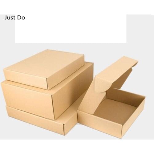 100pcs 7*5cm Corrugated Boxes Brown Color Small Gift Packaging Corrugated Shipping Mail box mailer box clothing boxes