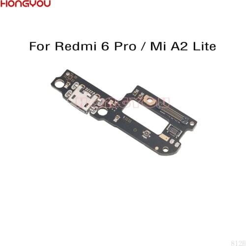 50PCS/Lot For Xiaomi Mi A2 Lite / Redmi 6 Pro 6PRO USB Charge Dock Board Charging Socket Jack Port Plug Connector Flex Cable