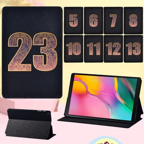 Tablet Case for Samsung Galaxy Tab A 8.0 T290 T295 (2019) - New Anti -cratch Simple Number Series Cover Case Tablet Accessories