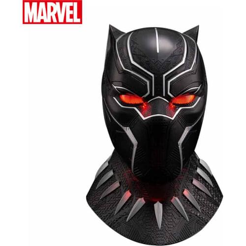 Avengers Marvel Black Panther Helmet 1:1 Cosplay Fashion Mask Wearable Cosplay Mask Eye Lights Touch Control Collectible Helmet