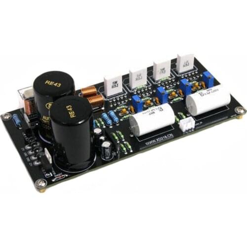 Assembled Pure Post-Class LM3886T 2*125W Dual-channel Power Amplifier Board XD