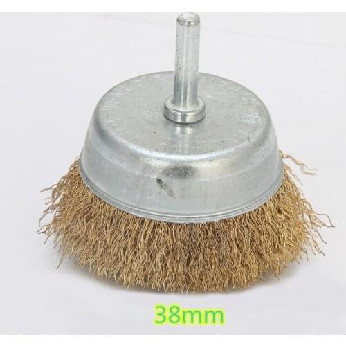 Steel Wire Wheel Brush Dremel Accessories Rotary Tool Electric Tool for the engraver abrasive materials 38mm 1pcs