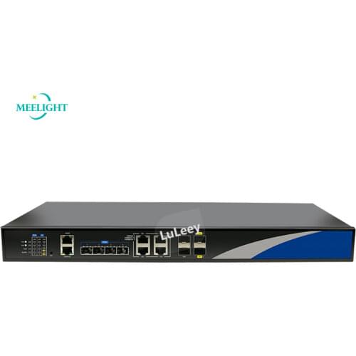 10G Enhanced 4 PON intelligent network management switch OLT Dual power optical fiber equipment EPON compatible ONU
