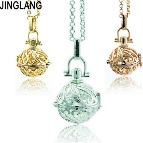 Fashion Angel Ball Chime Musical Baby Pregnancy Balls 3 Color Pendant Necklace For Women Jewelry