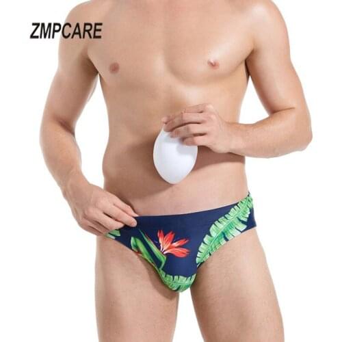 2021 Mens Swimwear Trunks Outdoors Sexy Summer Stretch Beach Wear Surf Swim Sports Push-up Shorts Men Swimsuit Swimming Pants