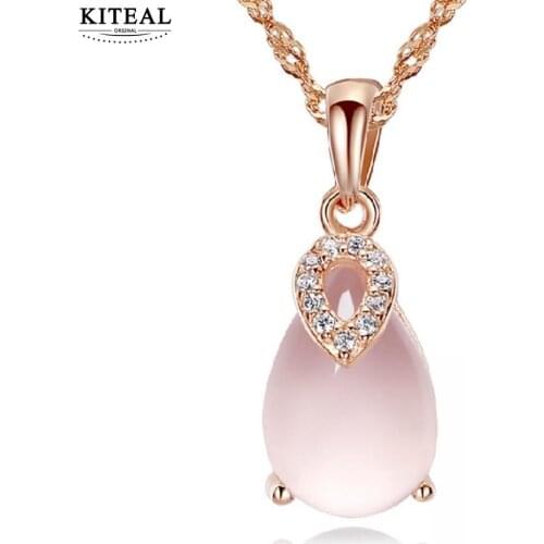 KITEAL Newest Perfume women pendant necklace Water drop pendant 20mm*8mm water drop colares High Quality Jewelry