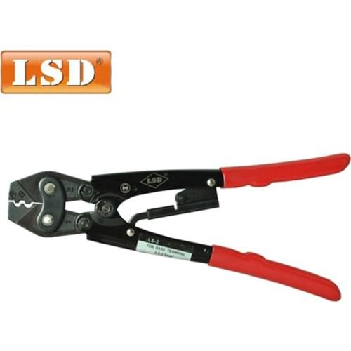 LS-2 non insulated terminal crimping tool,crimping plier 0.5-2.5mm2 20-13AWG Labor-saving crimping pliers