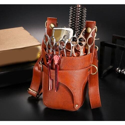Hairdressing Holster Pouch Scissors Bag Clips Shears Shear Bags Tool Holder Barber Shears Scissors Holder Groomers Barber Bag