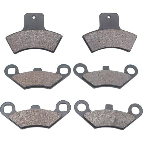 Front Rear Brake Pads for Polaris 250 Trail 400 Scrambler 4 x 4 98-02 400 Sport 99-00 325 2000 400 Trail