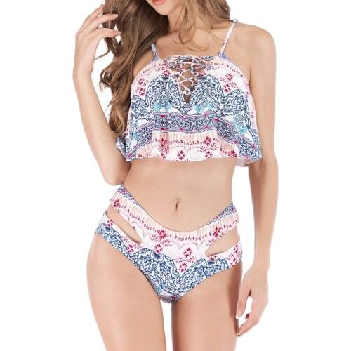 Phenovo Swimwear With Ruffles