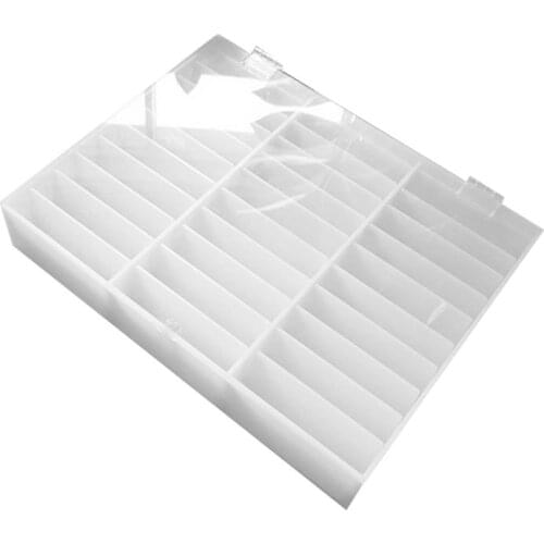 Fake Nail Tips Storage Box 30 Compartments Nails Art Decoration Container Display Case C1FF