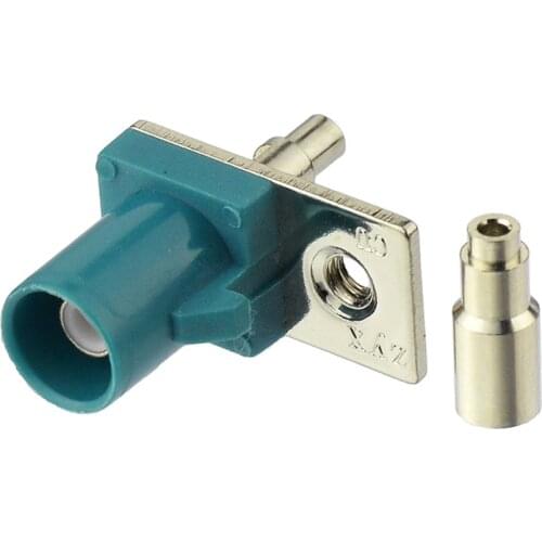 Superbat Fakra Antenna Connectors Plug Front Mount Waterblue /5021 Neutral Coding