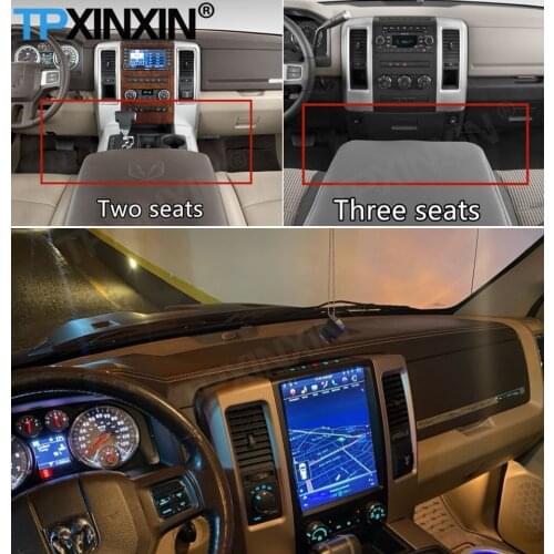 Tesla Screen For Dodge RAM 1500 2500 2008 2009 2010 2011 2012 2013 2014 2015 2016 2017 2018 2019 Radio Radio Receiver Head Unit