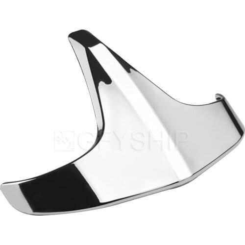 For Indian Chief 2018 Chieftain Dark Horse / Springfield 2016-2021 Vintage 21 Motorcycle Front Fender Tip Chrome Extended Skirt