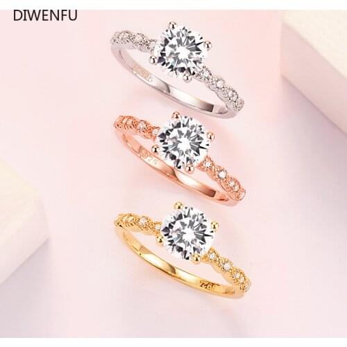 100% Natural Moissanite Gold Rings for Women 24K Soild Yellow White Rose Gold Jewelry Luxury Wedding Moissanite Nose Rings