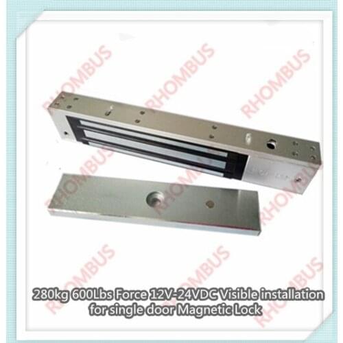 280kg 600lbs Holding Force Nc Waterproof Door Access Electric Magnetic Lock/electromagnetic Door Lock