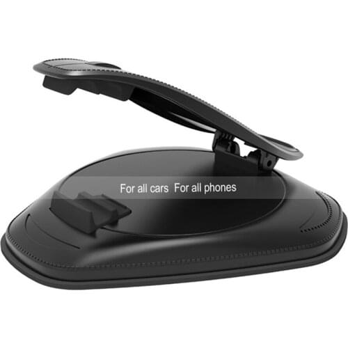 FIRECLUB Car Phone Holder Universal Car Navigation Base Mount Holder Adjustable Support Max 5.8 Inch For GPS For Mobile Phone