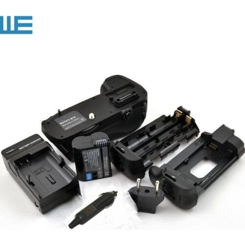 MB-D14 Battery Grip + IR Remote Control + EN-EL15 ENEL15 Battery + Charger for Nikon D610 D600 Digital SLR Cameras