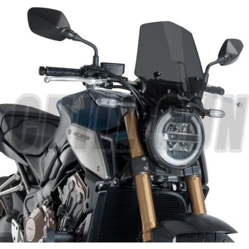 Motorcycle Windshield WindScreen Deflector Visor Viser Cafe Motor For HONDA CB1000R NEO Sports Cafe CB 1000 R 2018 CB-1000R 18