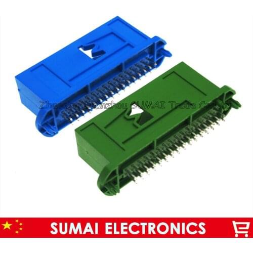 Two colors 32 Pin male Instrument plug,Auto Oil to gas modified computer PC connector for Tyco for VW Audi BMW etc