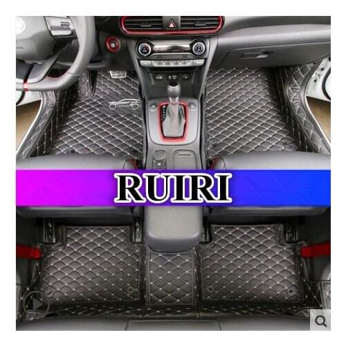 Good quality mats! Special car floor mats for Hyundai Kona 2018 waterproof durable rugs carpets for KONA 2017,Free shipping