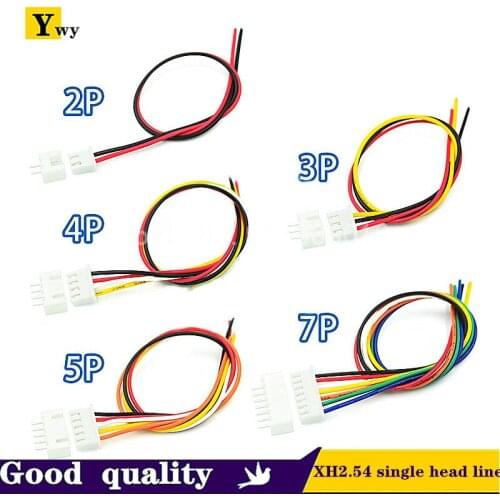 10Sets JST XH2.54 XH 2.54mm Wire Cable Connector 2/3/4/5/6/7/8/9/10 Pin Pitch Male Female Plug Socket 20cm Wire Length 26AWG