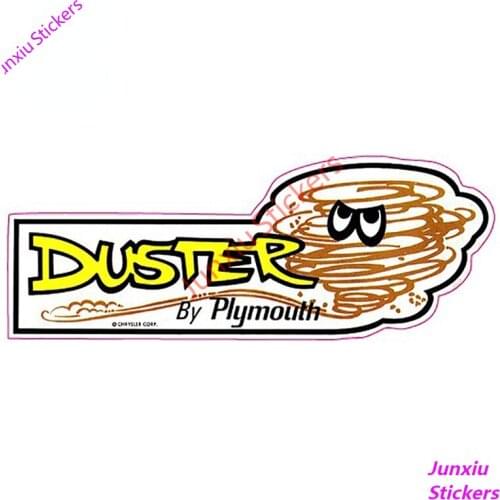Creative Duster by Plymouth Car Stickers Vinyl Decal Funny Bumper Guitar Truck Window Accessories Waterproof Exterior PVC13x5cm