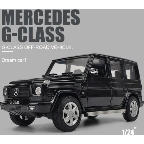 Welly 1:24 Mercedes-Benz G-Class alloy car model Diecasts & Toy Vehicles Collect gifts Non-remote control type transport toy