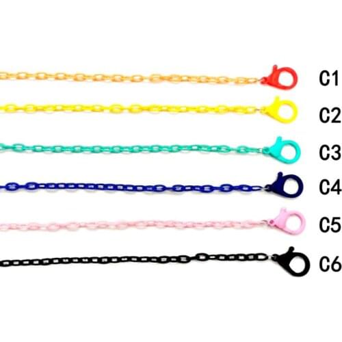 Fashion Metal Glasses Chains Mask Hanging Rope Lanyard Holder Adjustable Traceless Ear Hanging Rope Non-slip Lanyard Accessories