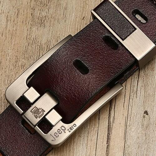 Men belt male high quality leather belt men male genuine leather strap luxury pin buckle fancy vintage jeans free shipping 2021
