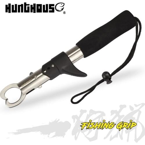 Hunthouse Fishing Lure Fishing Gripper fishing plier 240mm/130g Aviation aluminum fishing tackle for Lipgrip Remove Hook