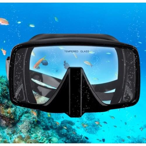 One-piece Salvage Diving Mask Diving Mirror Full Silicone Deep Diving Mirror Snorkeling Plastic Packaging Dropshipping