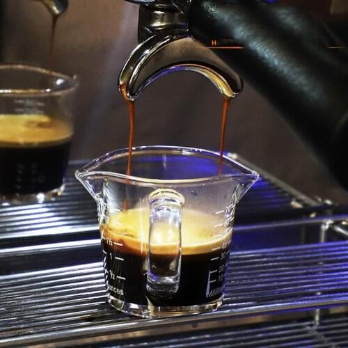 Heat-resistant Glass Twin Spout Pouring Coffee Cream Jug Barista Craft Coffee Latte Milk Frothing Jug Pitcher Home Tools LA560