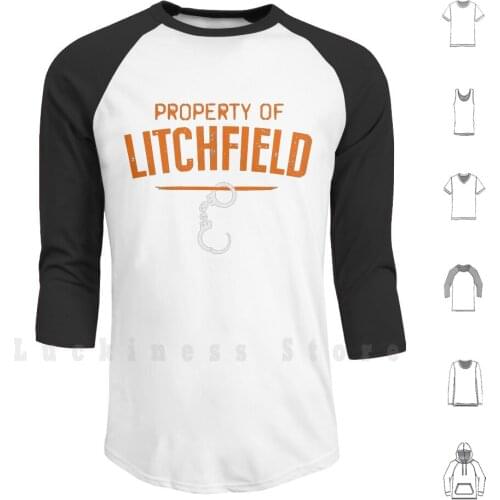 Litchfield Hoodie Long Sleeve Oitnb Orange Is The New Black Prison Women Lady Girl Girls Orange Black New Jail