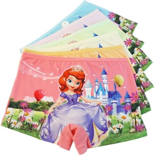 Baby Girl Children Underwears For Girls Kids Baby Underpants Panties Infant Boxer Briefs Elsa Princess Panty For 2-8 Y Kids