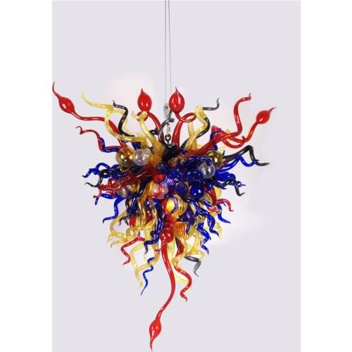 High Quality Blown Glass Chandelier Light Home Decoration Item LED Light Source