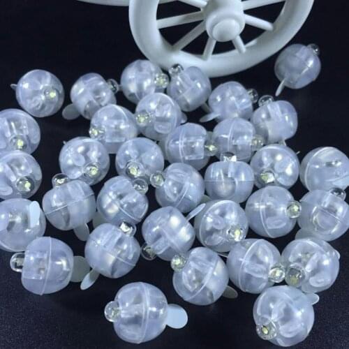 100pcs LED Balloon Light Mini Round Ball Lights Long Standby Time Ball Light For Paper Lantern Party Wedding Decor Balloon Light