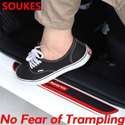 4x4 Sport Car Door Threshold Guard Sill Plate Sticker For BMW E46 E39 E90 E60 E36 F30 F10 E34 X5 E53 E30 F20 E92 E87 M3 M4 M5 X6