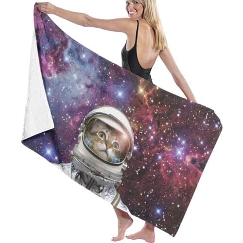 Astronaut Art swimming Textile Towel Adult Absorbent Bath Towel Women/man Robes Towel Microfiber Fabric Towel 130X80 cm