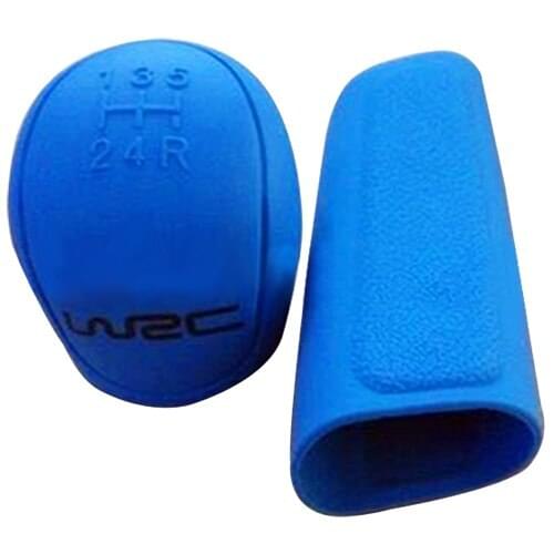 Car Styling Universal Handbrake Grips Durable Car Interior Decoration Gear Shift Collars Silicone Gear Head Shift Knob Cover